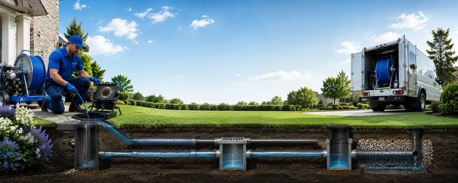 Outdoor drain cleaning information for Lake Dallas, TX